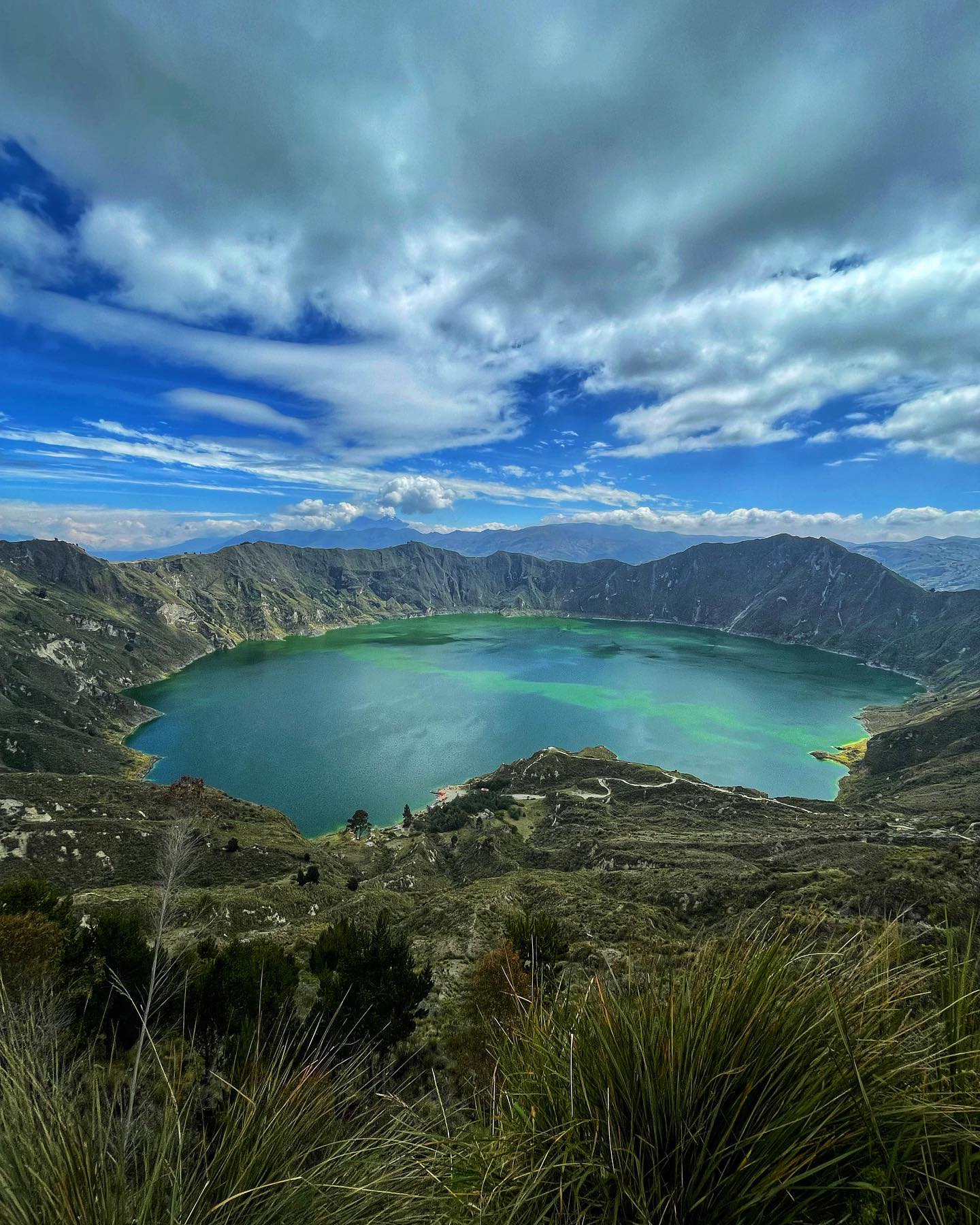 Quilotoa Lagoon view