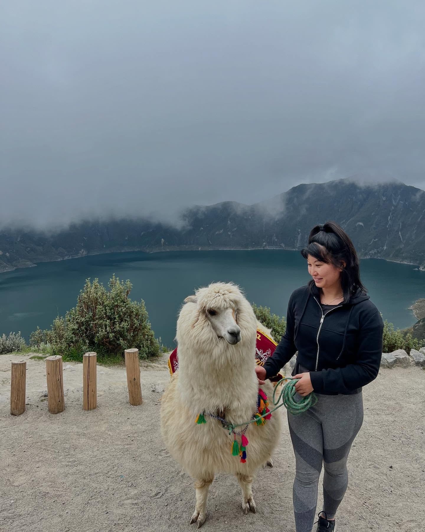 Besucherfoto einer Quilotoa-Lagune-Tour