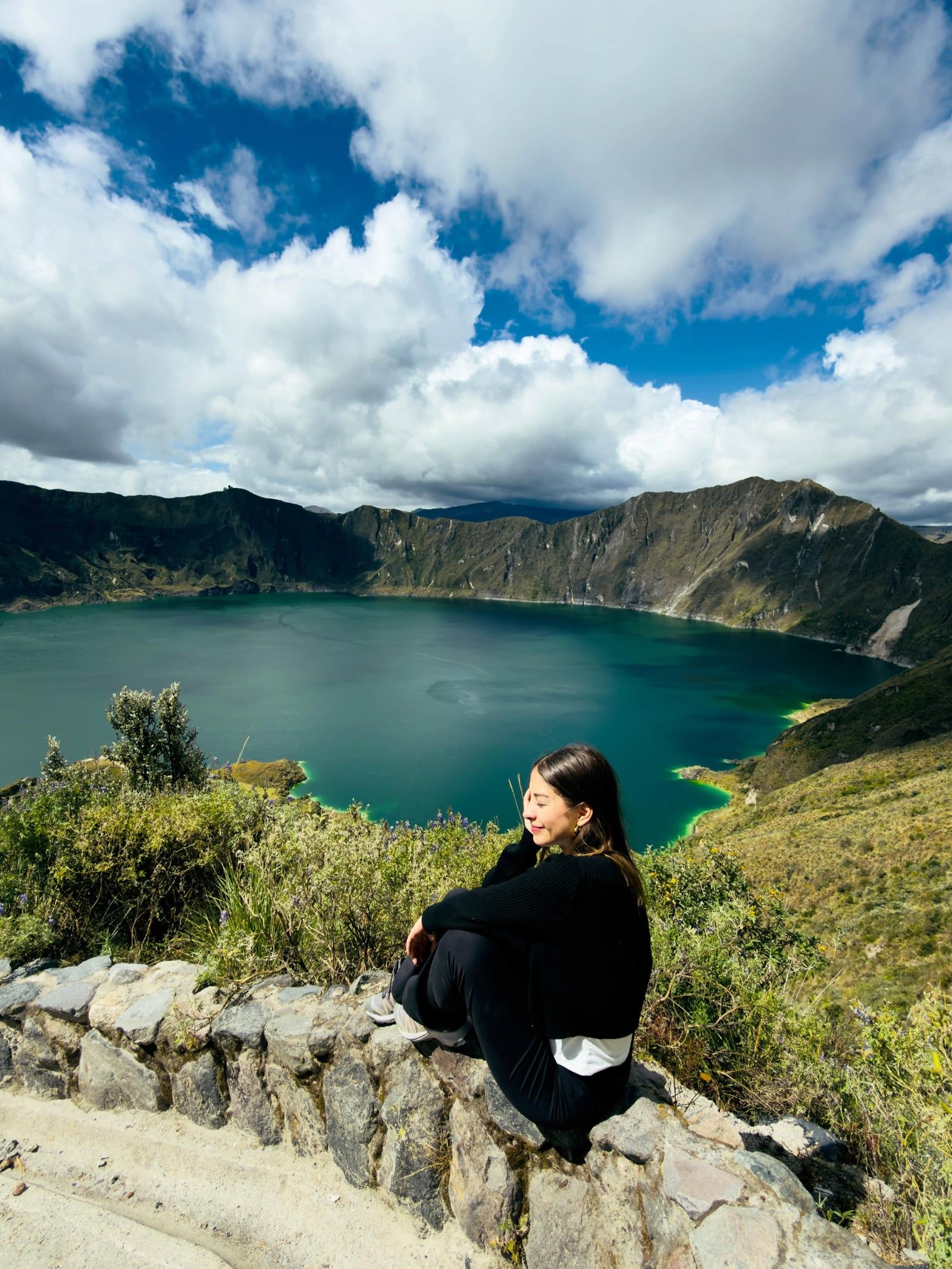 Besucherfoto einer Quilotoa-Lagune-Tour