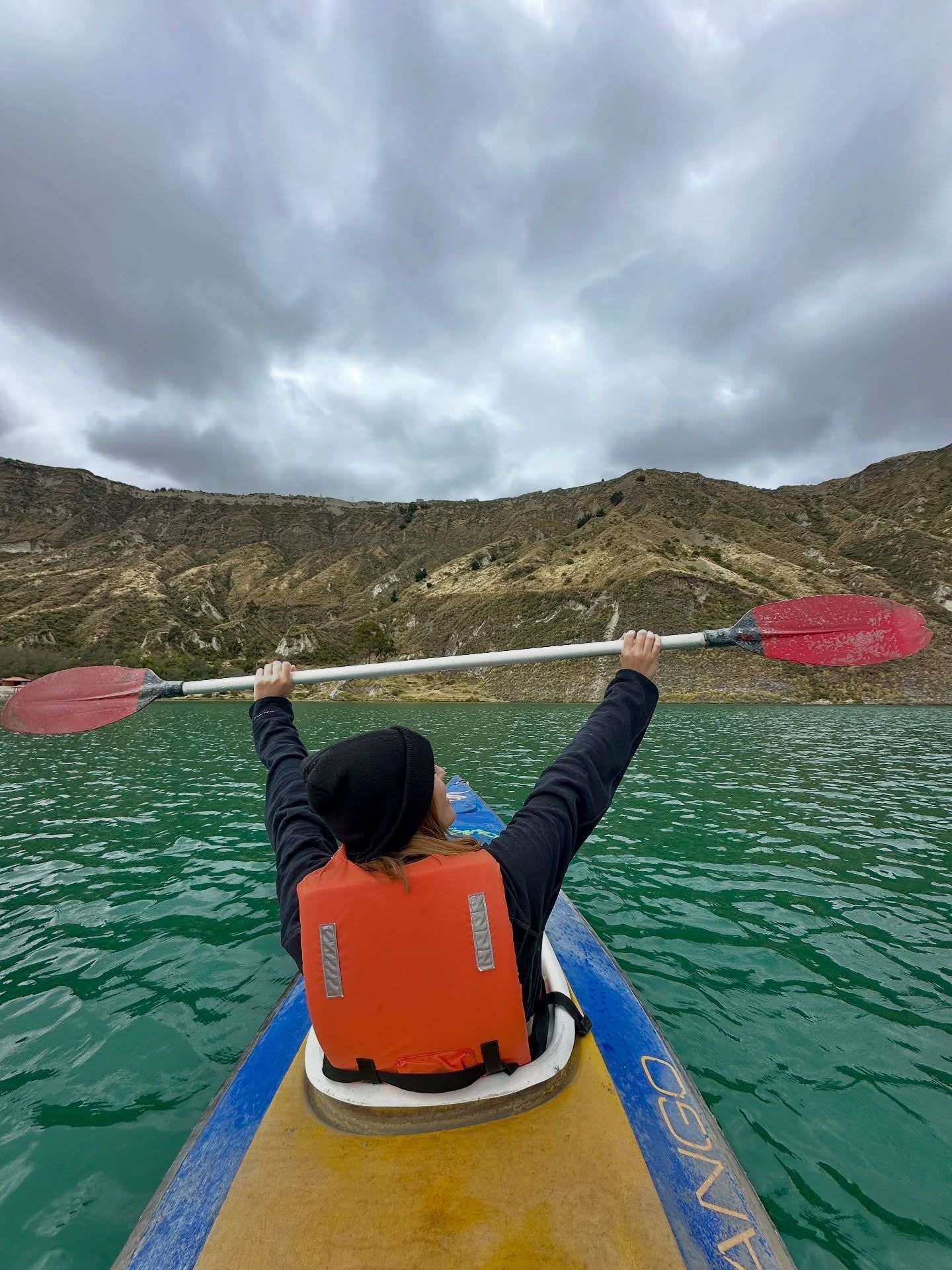 Besucherfoto einer Quilotoa-Lagune-Tour