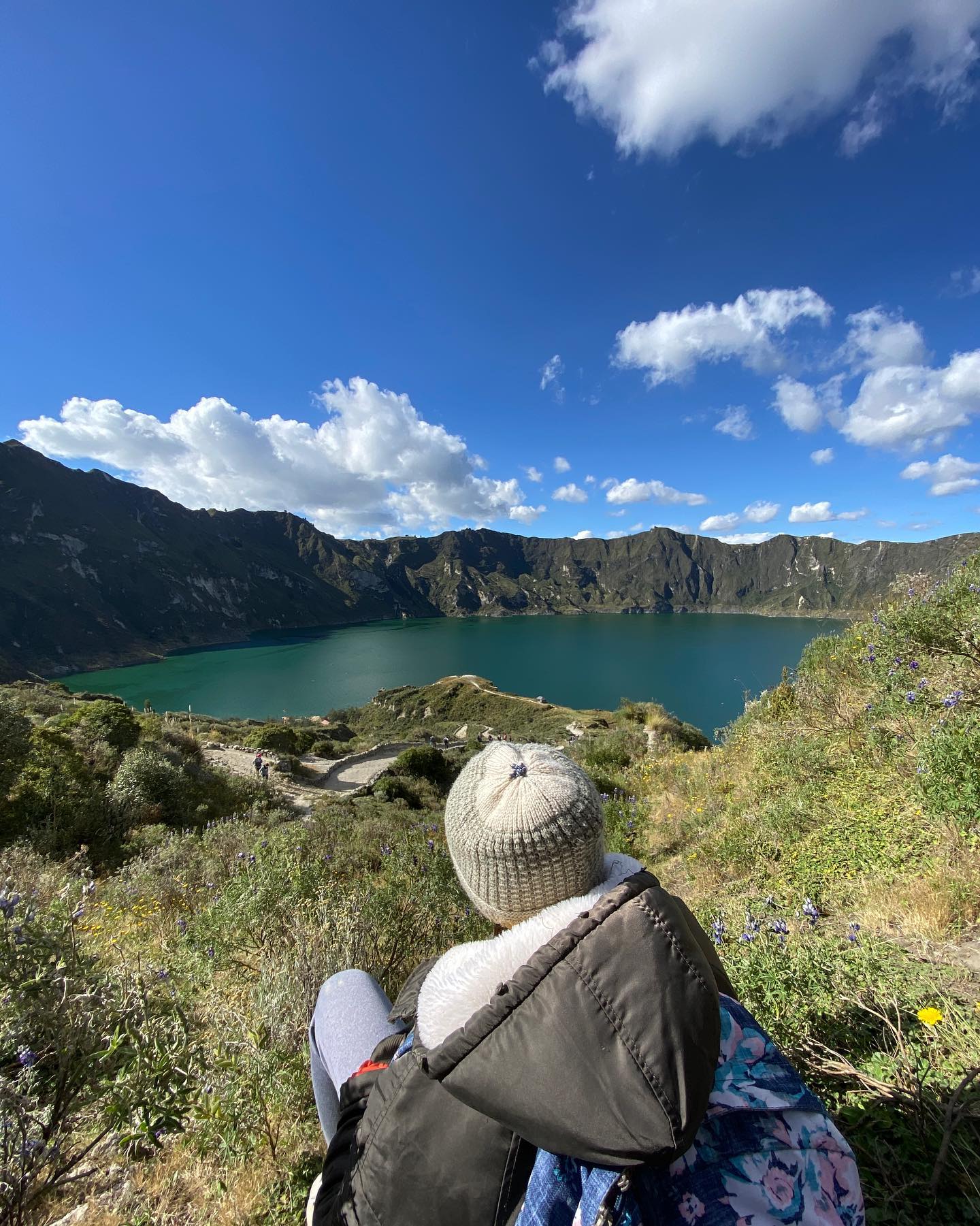 Besucherfoto einer Quilotoa-Lagune-Tour