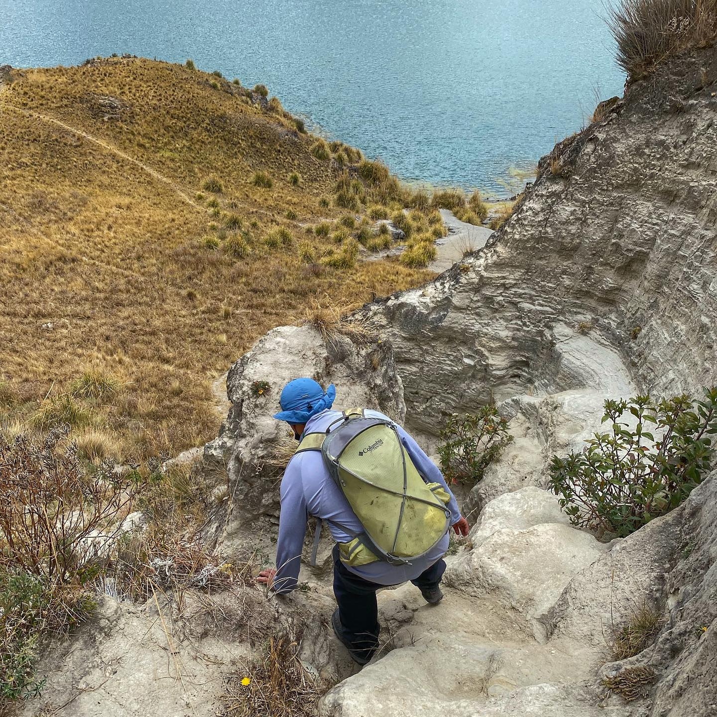Besucherfoto einer Quilotoa-Lagune-Tour